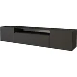 altdecor Elio-W Lowboard 200x40x41 cm Schwarz Holz