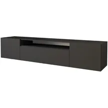 altdecor Elio-W Lowboard 200x40x41 cm Schwarz Holz
