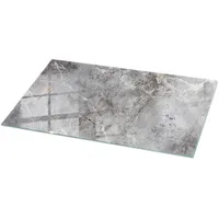Tulup Tischplatte, Grau, Dunkelgrau, Glas, 120x60x0.4 cm, Esszimmer, Tische,