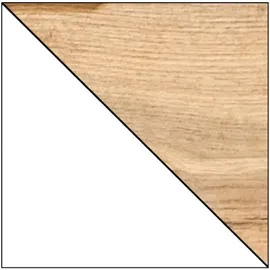 Deine Möbel 24 Kinderkommode ARCO 80 x 150 x 40 cm Eiche matt weiß