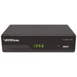 Vantage VT-92 T-HD Receiver (DVB T2, HEVC, Display, USB, HDMI, SCART, Mediaplayer) schwarz