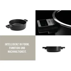 WOLL MADE IN GERMANY Eco Logic QXR schwarz Ø:24cm, Töpfe, Kasserolle