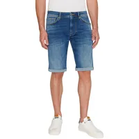 Pepe Jeans Herren Jeans Short STRAIGHT SHORT Regular Fit Blau 33