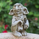 Dnoifne Wasserspeier-Skulptur, Gothic-Skulptur, Troll-Harzhandwerk, Wasserspeier-Harzhandwerk, Heimdekoration, Ornamente, Outdoor-Gartenornamente, 13,3 cm