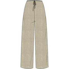 MAMA LICIOUS Mamalicious Umstandshose MLPAMMIE WIDE JRS PANTS HW NOOS mit elastischer Passform, aus Jersey grün XL (42)