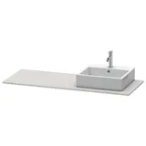 Duravit Konsole XSquare 140x55x1,6cm, m 1 AS, AS r, No we s-matt