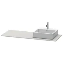 Duravit Konsole XSquare 140x55x1,6cm, m 1 AS, AS r, No we s-matt