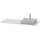 Duravit Konsole XSquare 140x55x1,6cm, m 1 AS, AS r, No we s-matt
