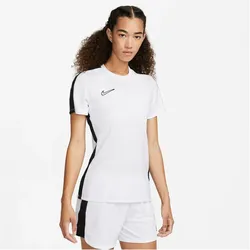 NIKE Dri-FIT Academy kurzarm Fußball Trainingsshirt Damen 100 - white/black/black XL