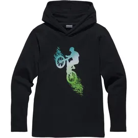 Kidsworld Kapuzenshirt in schwarz | Gr.: 164/170,