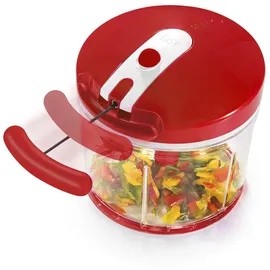 Genius Zerkleinerer GENIUS "Nicer Dicer Twist", rot, Zerkleinerer, + Zitruspresse, 2 einstellbare Geschwindigkeitsstufen