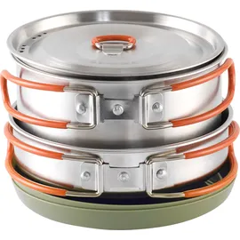 Easy Camp Moss Kochset 7-teilig, Edelstahl