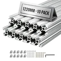 Vevor 2020 Aluminium Profile 10 Stk. 122 cm
