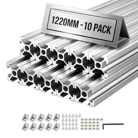 Vevor 2020 Aluminium Profile 10 Stk. 122 cm