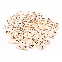BestMall Scrabble-Buchstabensteine, Zahlen Buchstaben, 100