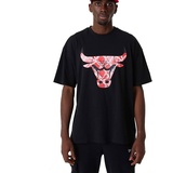 New Era T-Shirt - Chicago Bulls Logo Tee - S