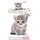 COFI 1453 Bettwäsche Katze Grau/Weiß 140 x 200 cm + 70 x 90 cm