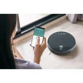 DOMO collection DO7296S Saug-und Wischroboter Schwarz