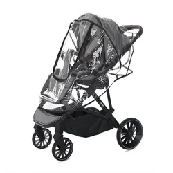 Lorelli Kinderwagen Regenschutz für Kinderwagen oder Buggy universal Regenhaube transparent