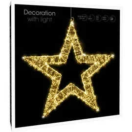 ECD Germany LED-Weihnachtsstern 38 cm - Grün