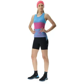 Uyn Crossover ärmelloses Laufshirt Damen danube blue/rose XL
