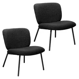 Paperflow meet powered by PAPERFLOW Sessel TWIST anthrazit schwarz Stoff, 1 St.