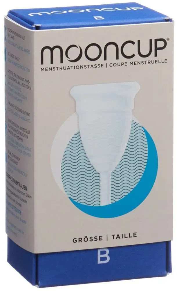 mooncup® Wiederverwendbare Menstruationstasse Größe B