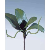 artplants.de Dekoblätter Phalaenopsis Orchidee DORTE, Luftwurzeln, 25cm - Orchidee Kunstpflanze - Orchidee Kunststoff