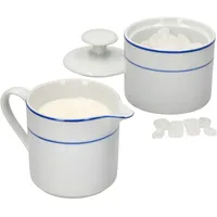 Mambocat 2tlg Set Basic Blue Snap Milchkännchen & Zuckerdose