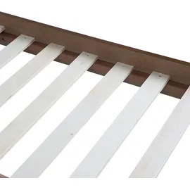 Beliani Poissy 180 x 200 cm Dunkle Esche