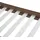 Beliani Poissy 180 x 200 cm Dunkle Esche