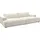 Musterring Lucia Big Sofa Cord 2-Sitzer Weiß