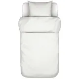 Marc O'Polo Classic Fine Stripe Gestreift Grau 135 x 200 cm + 80 x 80 cm