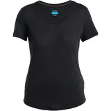 Icebreaker Damen Cool-Lite Sphere III Scoop T-Shirt (Größe XL, schwarz)
