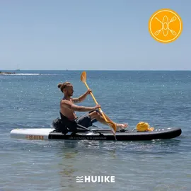 huiike Stand Up Paddling Board 305 x 84 x 15 cm schwarz