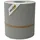 zaunzu® Sichtschutzstreifen 26 m x 24 cm grau Metall