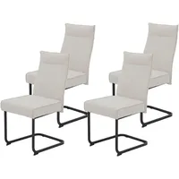 Hela Freischwinger KAREN Polyester beige 4er Set