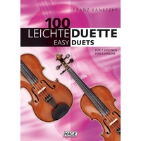 HAGE MUSIKVERLAG 100 leichte Duette für 2 Violinen