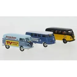 BREKINA 90493 1:87 Set VW T1b 3 Modelle Afrika, 1960