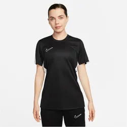NIKE Dri-FIT Academy kurzarm Fußball Trainingsshirt Damen 010 - black/white/white XL