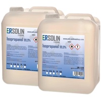 Isopropanol 99,9% 2x5 Liter IPA Entfetter Reiniger erhältlich in 1L 2.5L 3L 10L
