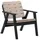aea Luxuriöser Holzsessel Gartenstuhl 66 x 79 x 66 cm braun