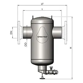 Spirotech SpiroTrap Magnet-Schlammabscheider DN50 Flansch, PN16