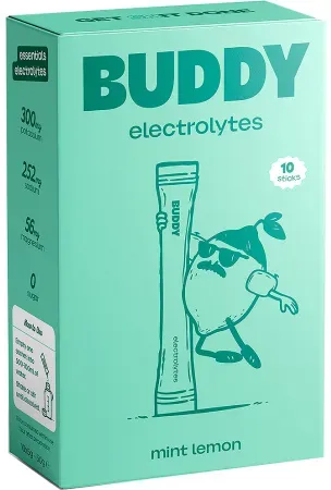 Buddy Elektrolyte Minze Zitrone Sticks 10x5g
