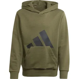 adidas Essentials Big Logo Kapuzenpullover Olive Strata / Black 164
