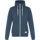 Oxmo Sweatjacke OXBitta", Damen, Gr. XS, blau (insignia blau melange), Obermaterial: 50% Baumwolle CO. 50% Polyester PES., Sweatjacken Sweatjacke