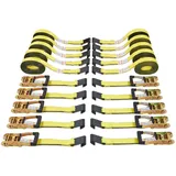 Vevor Spanngurte 10er-Set 0,05 x 9 m 4536 kg