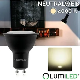 Lumiled GU10 Lampe 6W 580 Lm Leuchtmittel 4000K neutralweiß Strahler Spot, ersetzt 50W Halogenlampen 120° Reflektorlampen 10 Stück Lampen