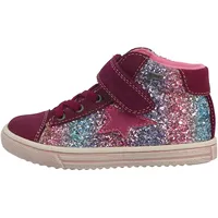 Lurchi Mädchen 84l1063005 Sneaker, Deep Purple Rainbow Glitter, 28