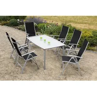 Merxx Carrara Set 7-tlg. Schwarz